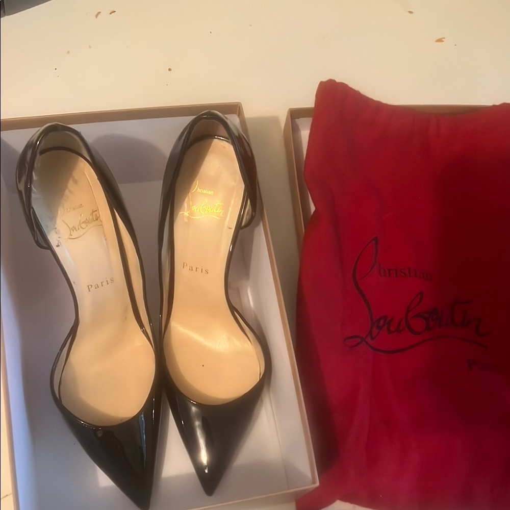 Christian Louboutin Black Stiletto Heels